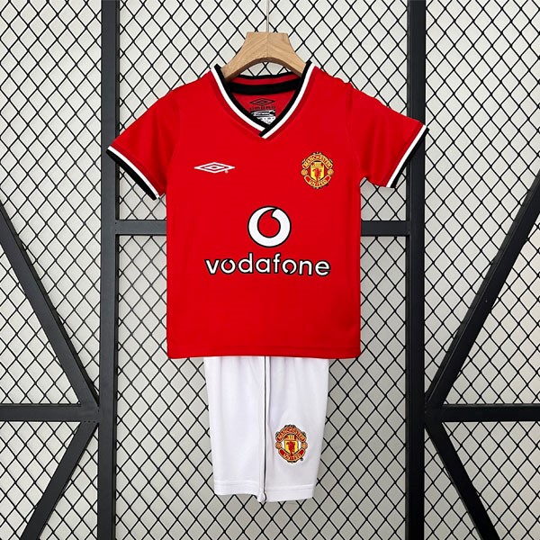 Camiseta Manchester United Primera equipo Niño Retro 2000 2001